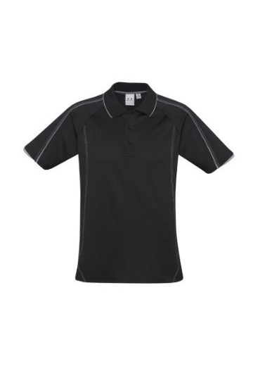 Picture of Biz Collection Mens Blade Polo Shirt Cotton Rich Soft Touch Jersey